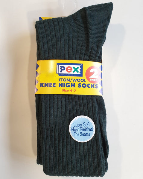 Green Socks (Pex Ribbed)