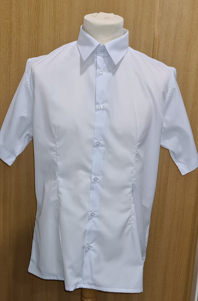 White Short Sleeve Shirts girls)
